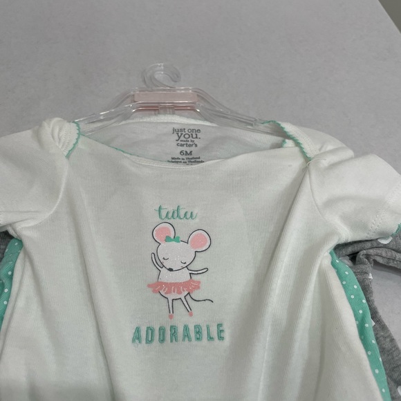 Carter's Three Piece set 6 months Mouse - Picture 4 of 7